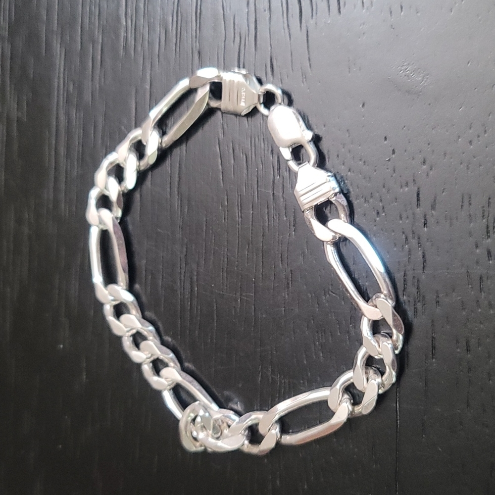 Mens Sterling Silver Bracelet